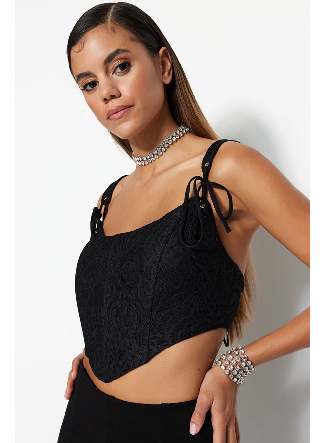 trendyol Woman Bustier Black  - Image 3
