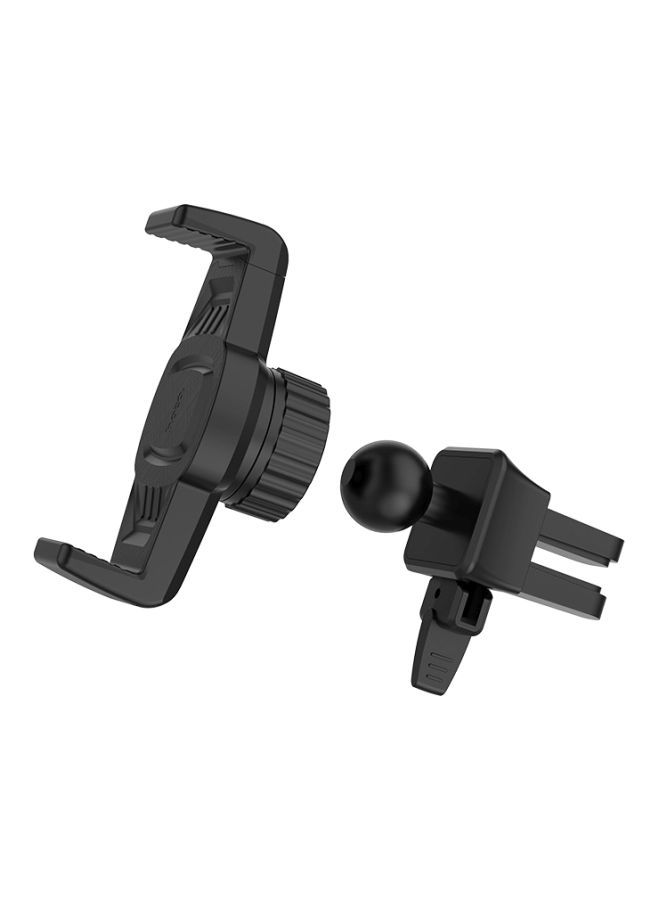 NIBEMINENT Air Outlet In-Car Holder For Smartphones Black/Grey - Image 2