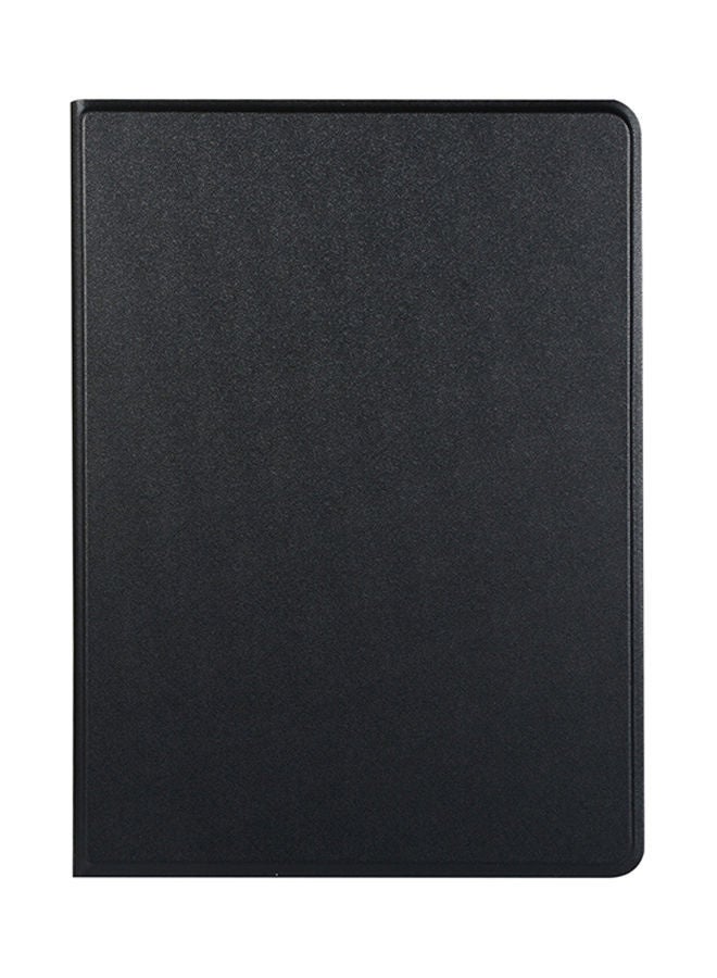 نيبمينينت غطاء واق من البولي يوريثان الحراري والجلد المرن مع حامل لجهاز أبل آي باد 10.2 أسود - Image 1