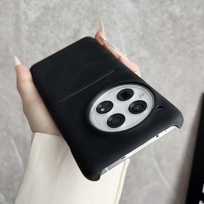 erorex For OnePlus 13R / OnePlus Ace 5  Feel Sheepskin Card Slot Phone Case(Black) - Image 5