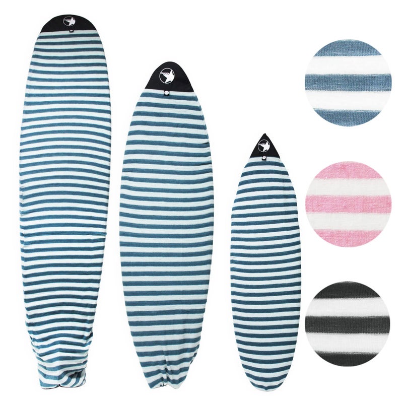 PAMGEA Surf Squared Surfboard Sock Cover and Paddleboard Cover - Lightweight Stretch Protective Surfboard Bag - Surfing Accessories - Shortboard, Longboard, Hybrid, Wakesurf, Standup Paddleboard SUP - Image 1
