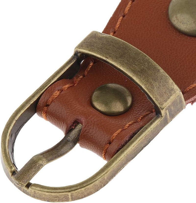 klarakoSew on Real Leather Bag Tab Buckles Closure Replacement Repair Making DIY klarakoKhaki - Image 3