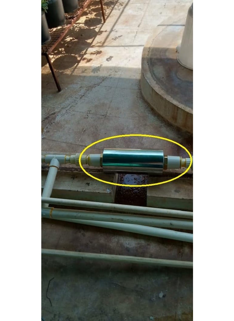 AIMS WATER CONDITIONER AIMS WATER CONDITIONER Model C2 MAGNETIC PIPE TYPE COMMERCIAL WATER SOFTENER 2 INCH FLOW 115mm OD x 200mm L  - Image 3