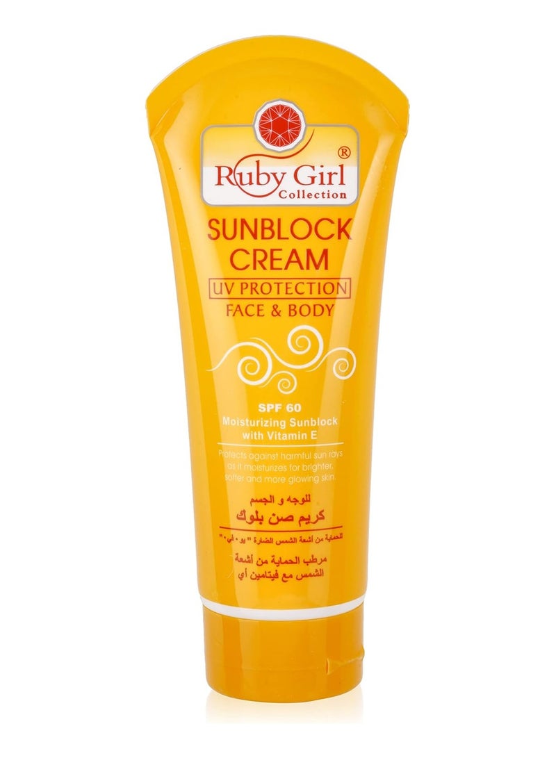 Ruby Girl Sunblock Cream uv Protection Face & Body - Image 1