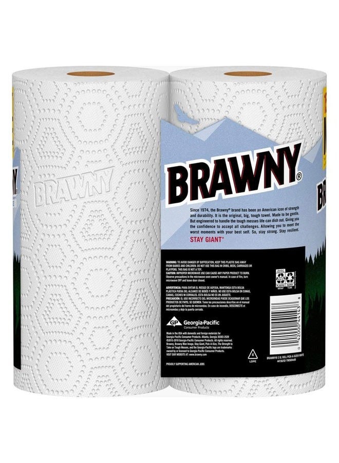 Brawny Paper Towels 120 sheet 2 ply 2 pk - Image 2
