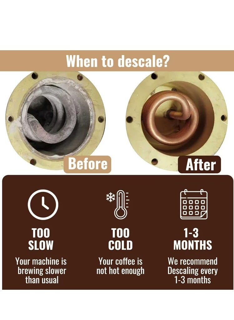 Redfell Universal Coffee & Espresso Machine Descaler For Deep Cleaning  5 Doses 500ml  - Image 2
