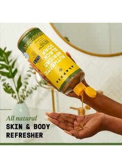 Alaffia Skin Care, Authentic African Black Soap, All In One Liquid Soap, Acne Face Wash, Moisturizing Body Wash, Shampoo, Shaving Soap, Shea Butter, Eucalyptus Tea Tree (2 Pack - 32 Fl Oz Ea) 