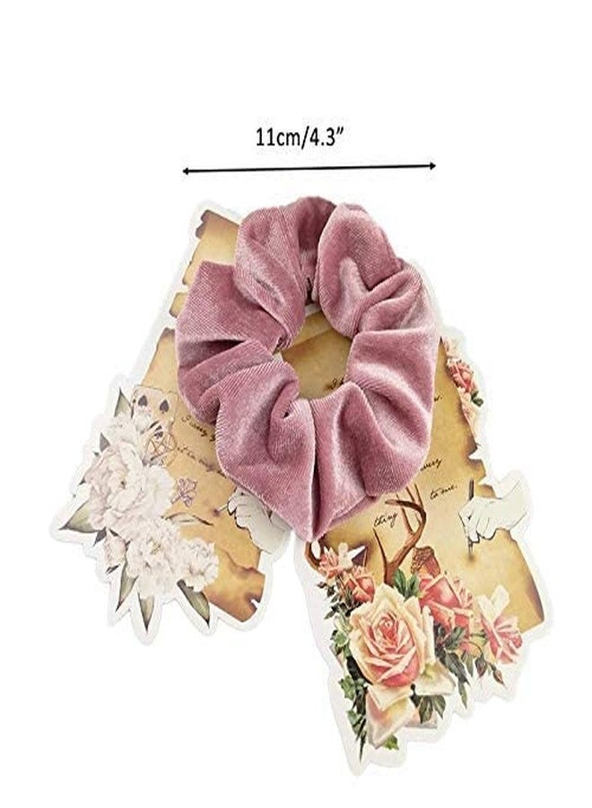 BELICIA Multicolour Scrunchies, Velvet, Chiffon, Cotton Elastic Hair Bands for Women -15 Pieces - Image 2