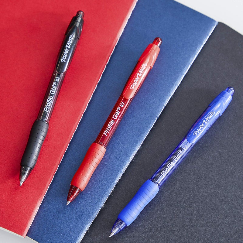 Paper Mate قلم قابل للسحب بروفايل 36 قطعة، قلم حبر جل 0.7 مم - Image 5