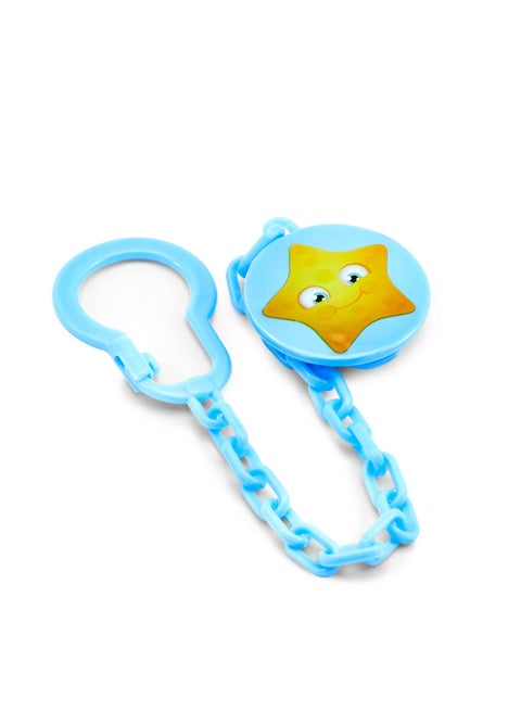 Bubbles Pacifier Chain Blue (Assorted character )