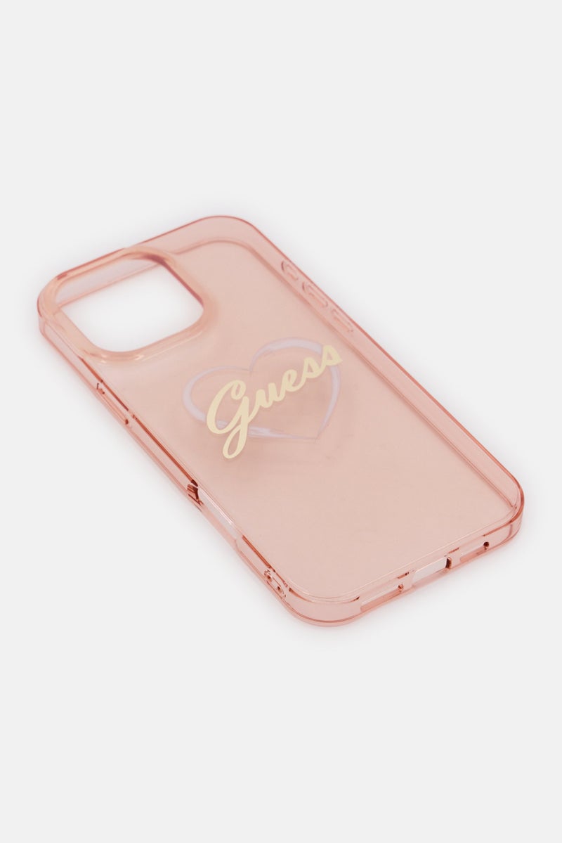 GUESS iPhone 16 Pro Max Mobile Case, Pink - Image 4