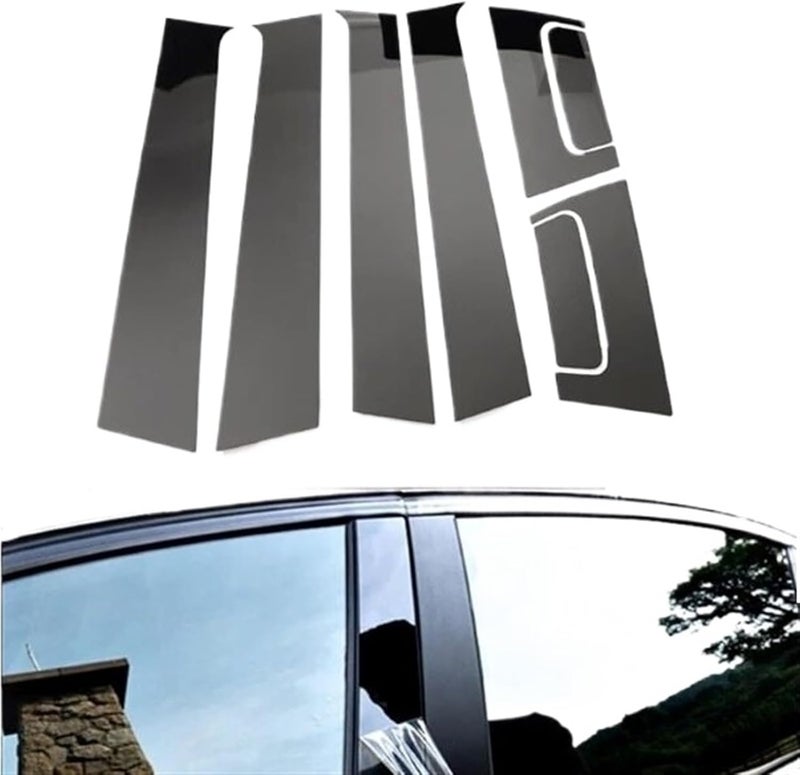 QASULER 8PCS Polished Window Trim Cover for HRV 2016-2020 - Image 1