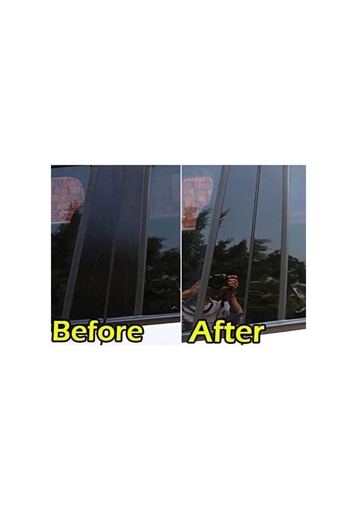 QASULER 8PCS Polished Window Trim Cover for HRV 2016-2020 - Image 4