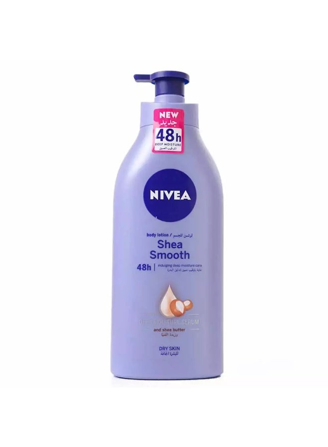 Nivea Shea Smooth Body Lotion For Dry Skin - 625ml - Image 1