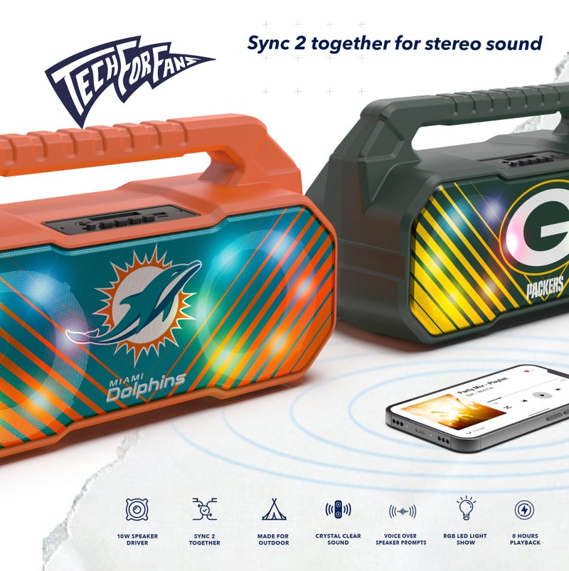 SOAR NFL Wireless Boombox Speaker, Minnesota Vikings - Image 5