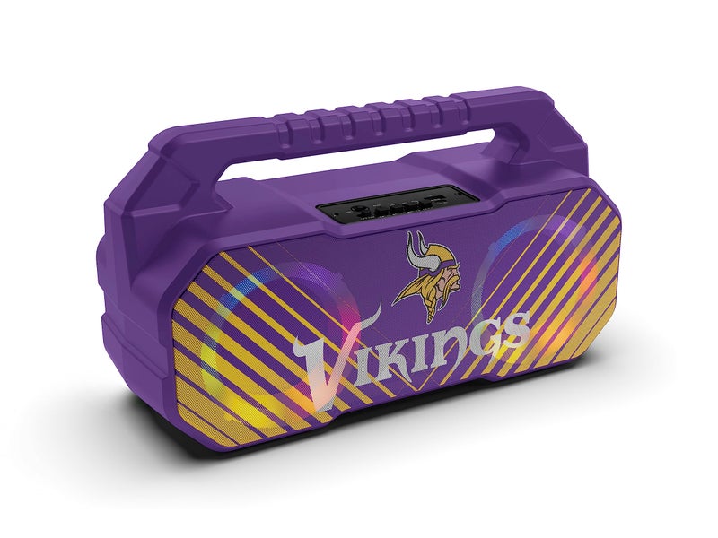 SOAR NFL Wireless Boombox Speaker, Minnesota Vikings - Image 1