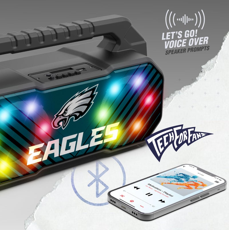 SOAR NFL Wireless Boombox Speaker, Minnesota Vikings - Image 4