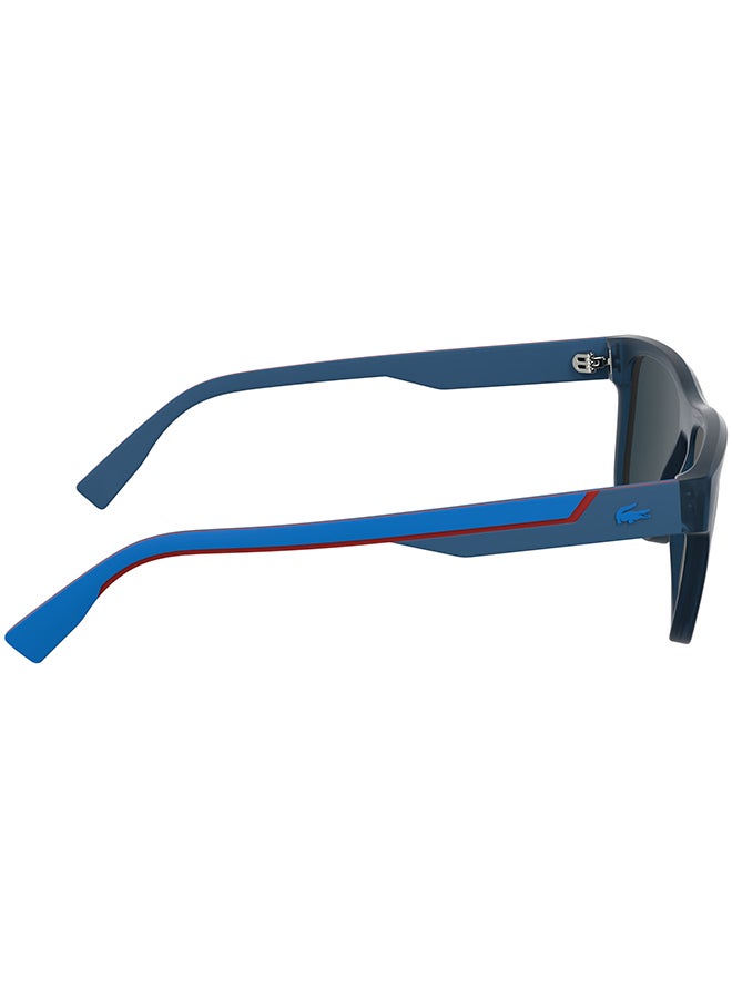 LACOSTE نظارات شمسية لاكوست كاملة الإطار L6058S 5417 (424) زرقاء غير لامعة - Image 5