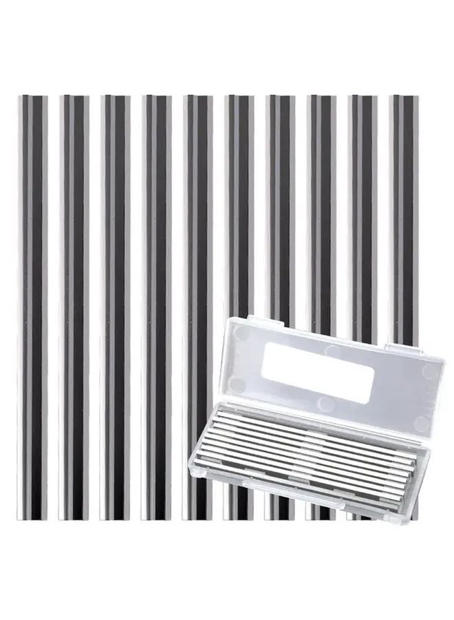 10Pcs Alloy Steel Planer Blades 82mm Reversible for Woodworking Machinery - Image 2