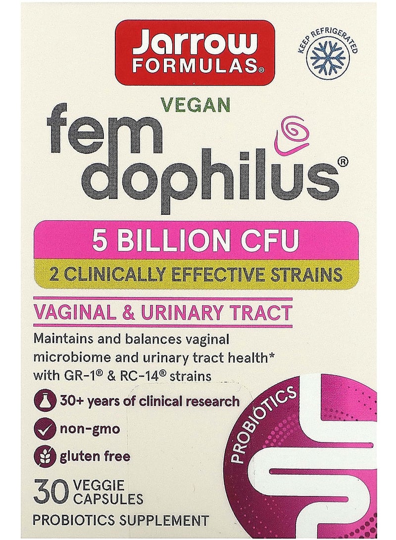 jarrow formulas فيغان فيم دوفيلوس، 5 مليار وحدة تشكيل مستعمرات، 30 كبسولة نباتية