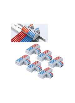 The Bros 6 Pcs Lever Wire Connectors, 2 in 10 Out Wire Connector, Compact Splicing Electrical Connectors, Quick Wiring Cable Connectors for Home Appliances, Lighting, Electrical Control  - Image 2