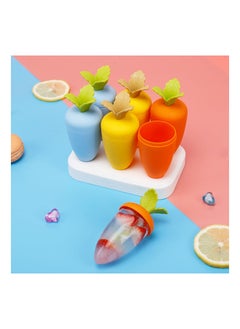 Y&D Popsicle Molds, Reusable Easy Release Ice Pop Make Homemade Cream Make, for DIY Cartoon Shape, PBA Free, Cute Radish (6 PCS)  - Image 2