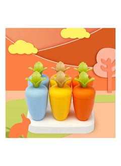 Y&D Popsicle Molds, Reusable Easy Release Ice Pop Make Homemade Cream Make, for DIY Cartoon Shape, PBA Free, Cute Radish (6 PCS)  - Image 4