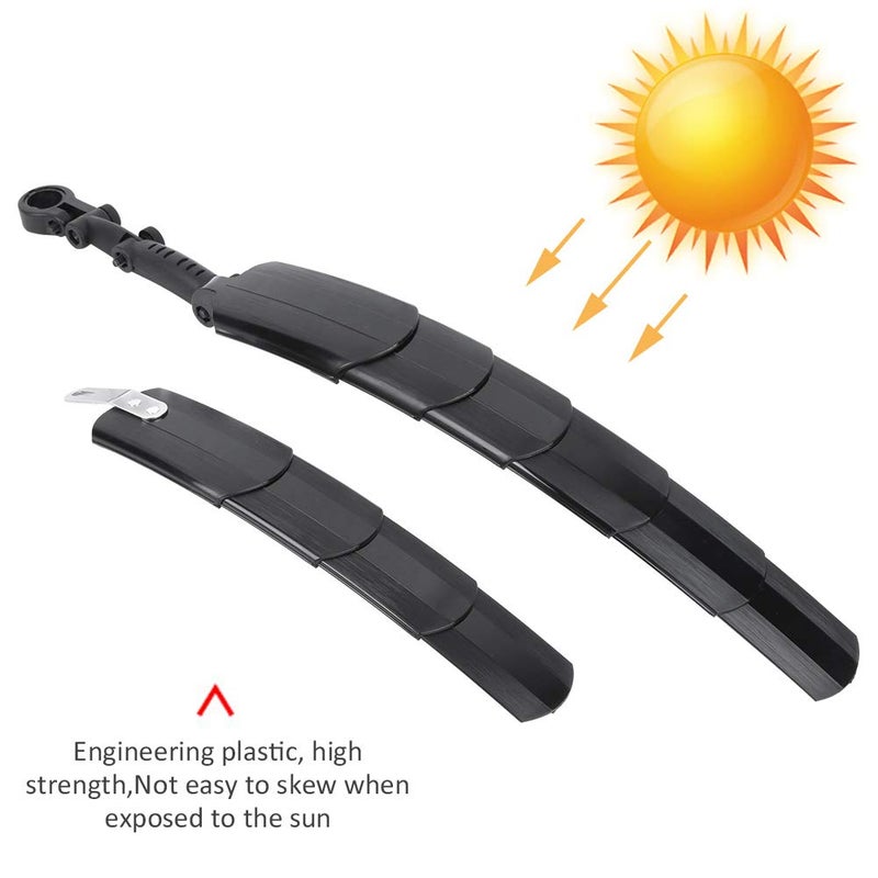 Universal Mountain Bike Mudguard Foldable Adjustable Type B Durable Plastic Mud Guard - Image 5