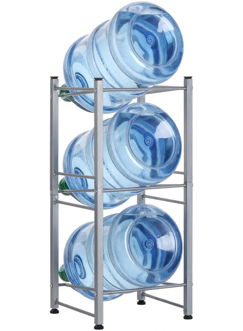 DubaiGallery 3Tier Water Stand Rack, Heavy-Duty Bucket Storage Rack – Multi-Level Household Organizer An ideal storage solution for keeping buckets, water containers, bottles, and utility items arranged neatly. The multi-level design maximizes available space and offers easy access, making it useful for homes, kitchens, laundry areas, balconies, garages, and utility spaces. - Image 1