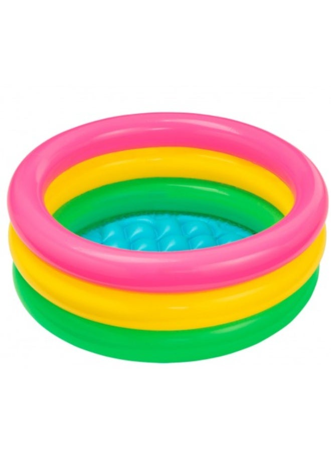 Intex Sunset Glow Baby Pool Inflatable Swimming Pool for Kids - Image 1