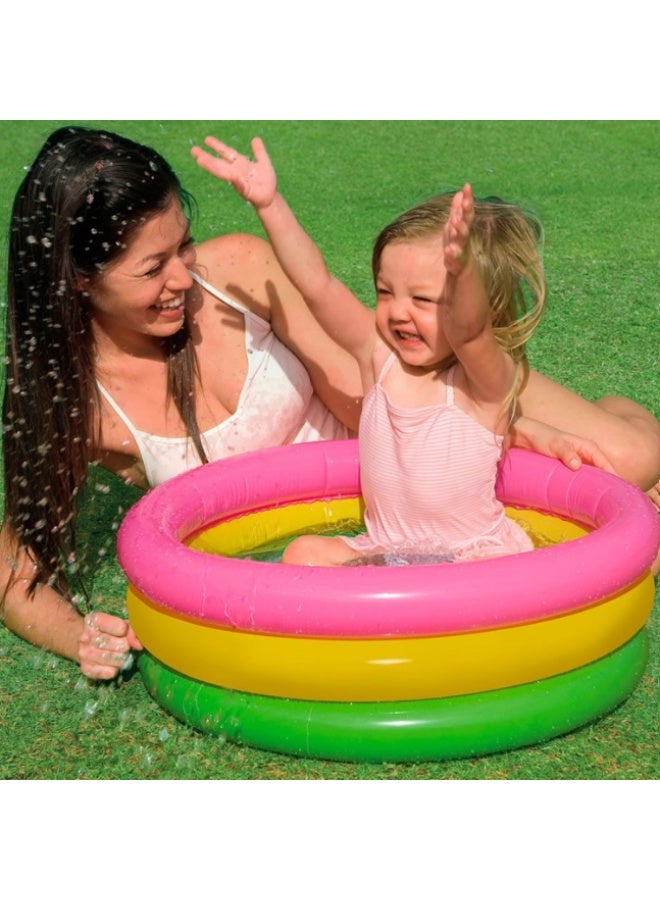 Intex Sunset Glow Baby Pool Inflatable Swimming Pool for Kids - Image 2