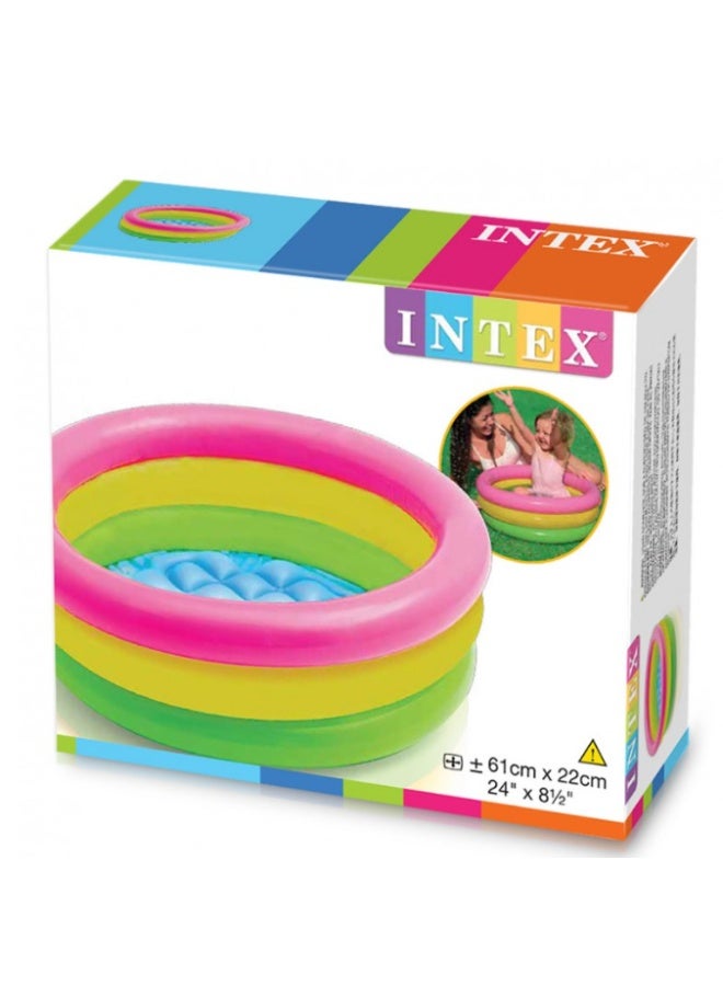 Intex Sunset Glow Baby Pool Inflatable Swimming Pool for Kids - Image 3