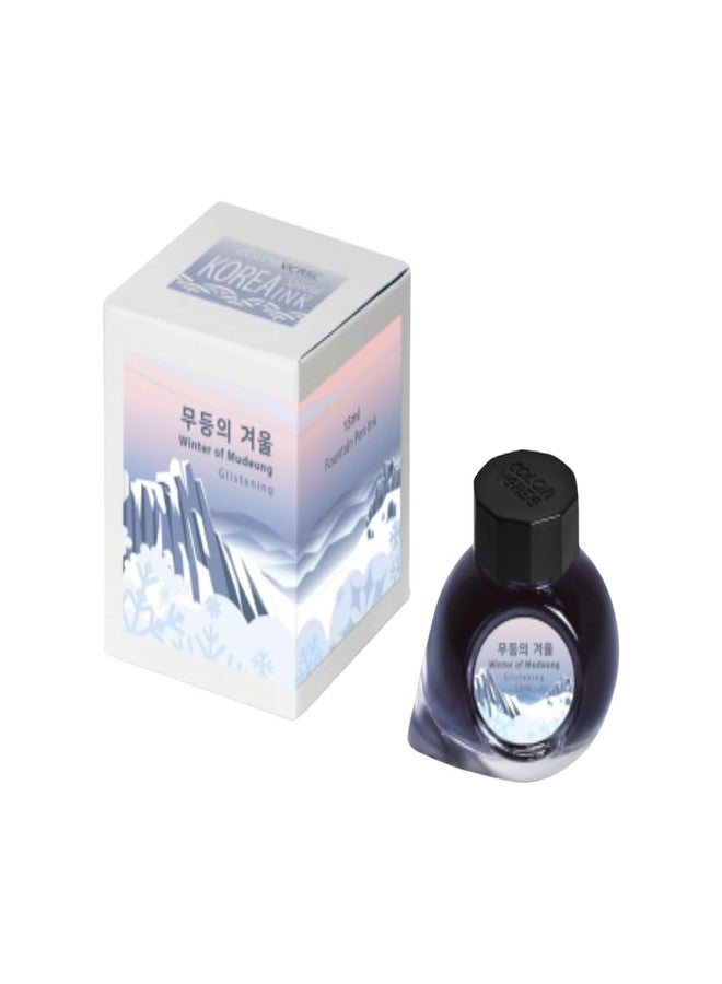 Colorverse Project - Korea Special Series Part 2 - No. 054 Winter of Mudeung (Glistening) (15ml) Fountain Pen Ink - Image 1