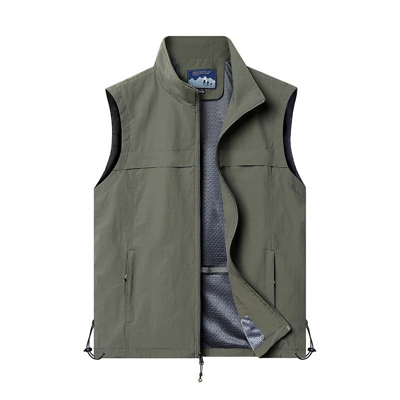 Waistcoat Men'S Outdoor Waistcoat Leisure Mountaineering Pography Trendy Fishing Vest Summer Waistcoat Coat - Image 2