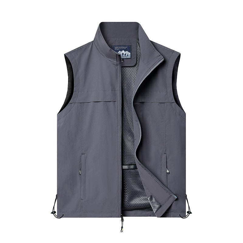Waistcoat Men'S Outdoor Waistcoat Leisure Mountaineering Pography Trendy Fishing Vest Summer Waistcoat Coat - Image 4