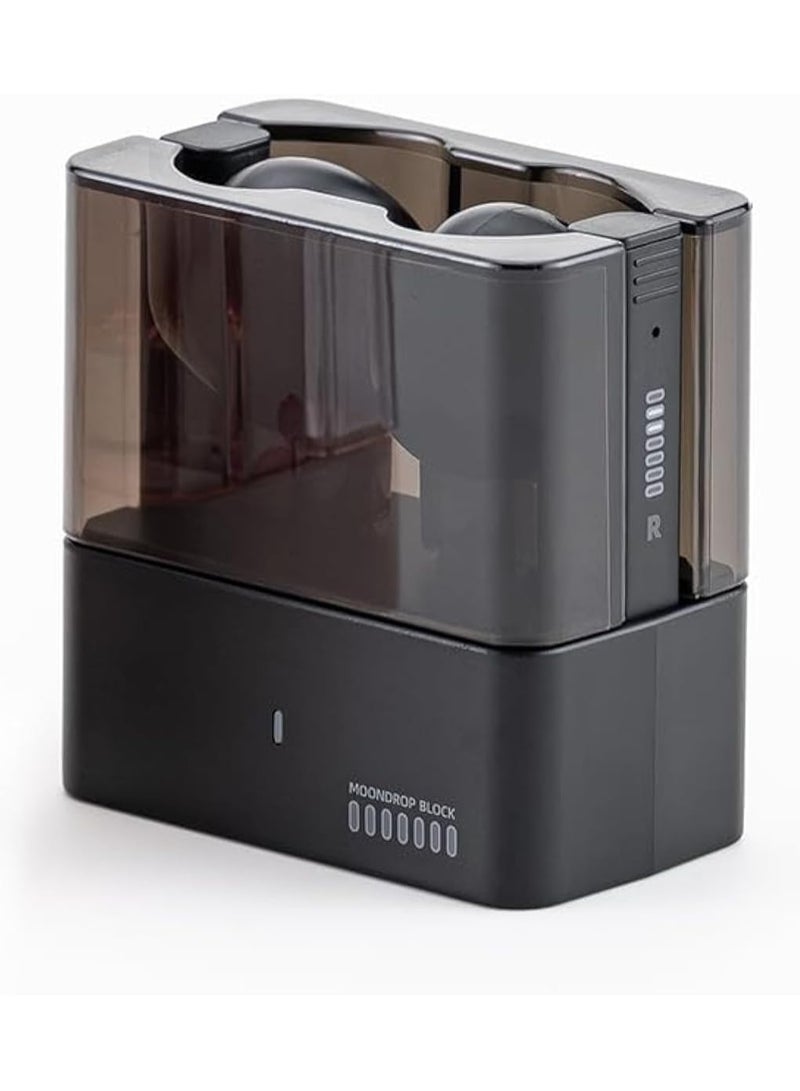 Moondrop Block Semi in Ear Flath ead Earbuds True Wireless Earphones (Black) - Image 1