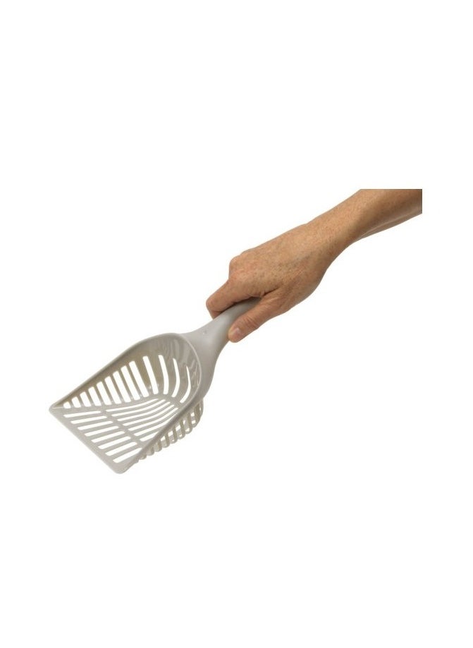 2pcs Handy Max With Lock Cat Litter Scoop Grey