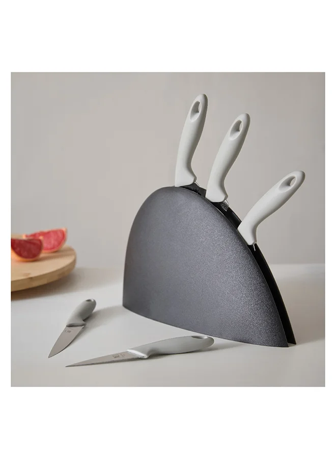 Home Box Atlanta 6-Piece Knife Block Set 29 x 8 x 18 cm