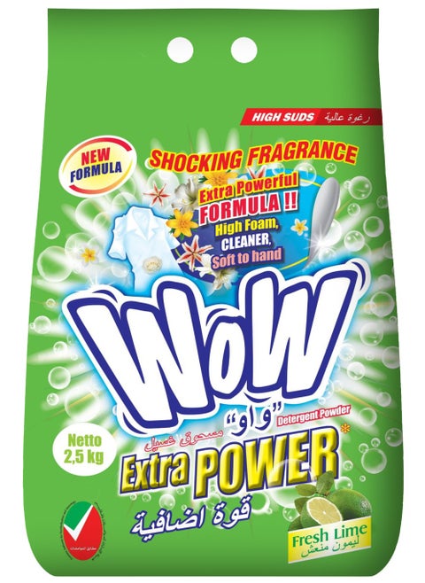 Detergent Powder Green – 2.5kg | Stain Removal & Deep Cleaning | Fresh Scent | For All Fabrics