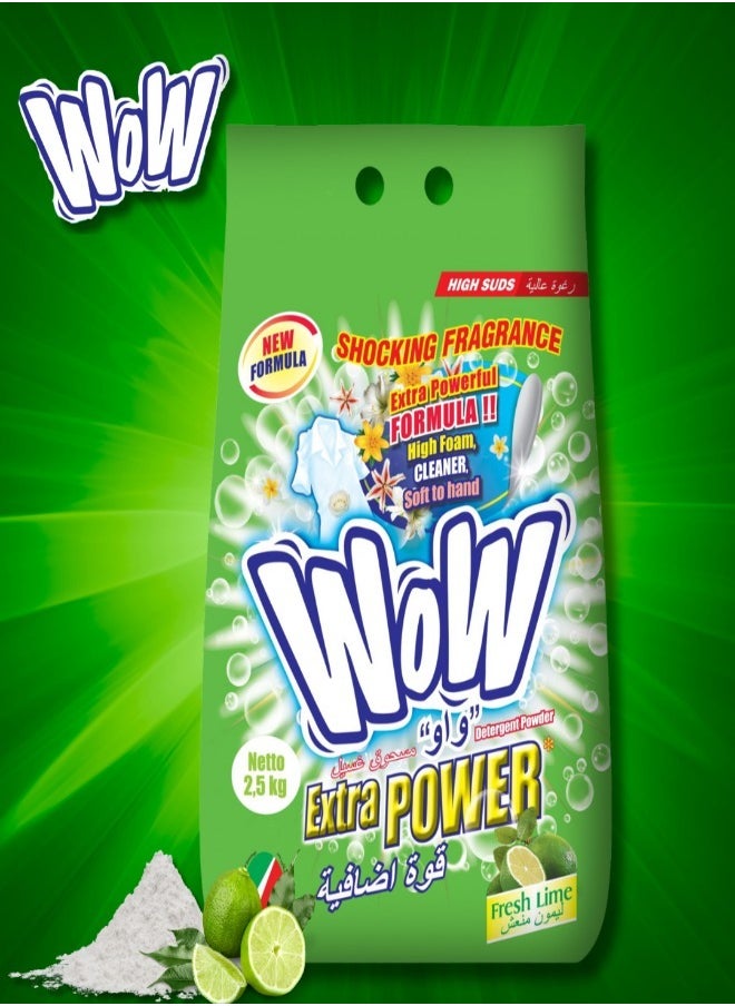 Detergent Powder Green – 2.5kg | Stain Removal & Deep Cleaning | Fresh Scent | For All Fabrics