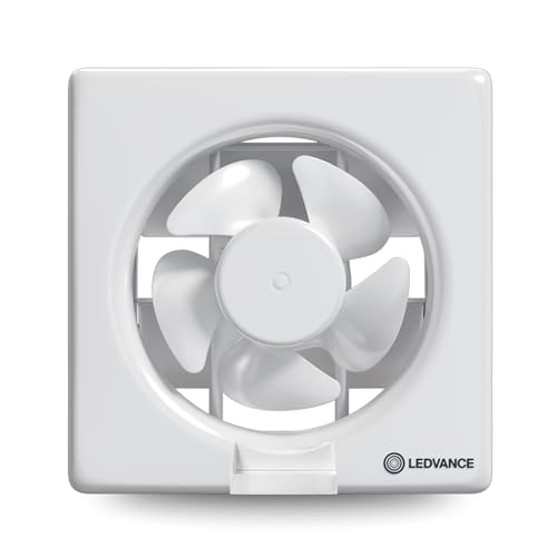 LEDVANCE Exhaust Fan 6 inch (150mm) | Suitable for Kitchen, Bathroom & Offices | Silent Operation | Low Power Consumption | Automatic Shutter Louvers | 100% Copper motor | 2 Year Warranty - Image 1