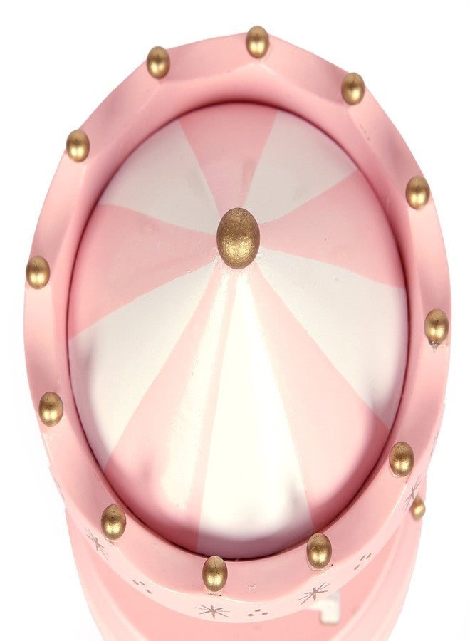 School Supplies Schoolsupplies New Pink Wooden Merry Go Round Carousel Classic Music Box Kids Girls Gift Toy - Image 2