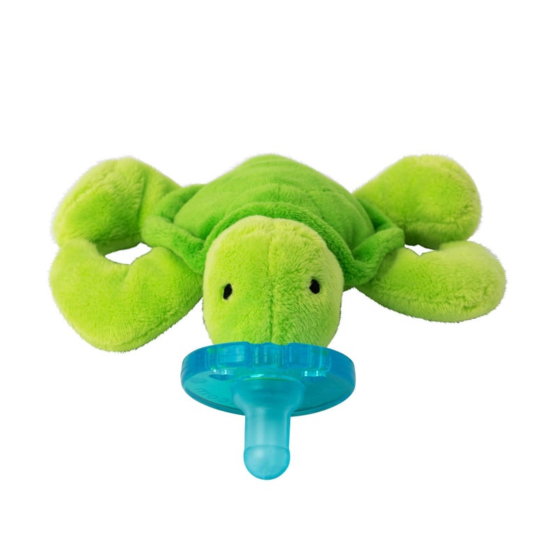 WubbaNub Infant Pacifier, Silicone, Latex Free,Phthalate Free - Turtle - Image 2