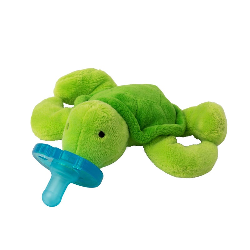 WubbaNub Infant Pacifier, Silicone, Latex Free,Phthalate Free - Turtle - Image 3
