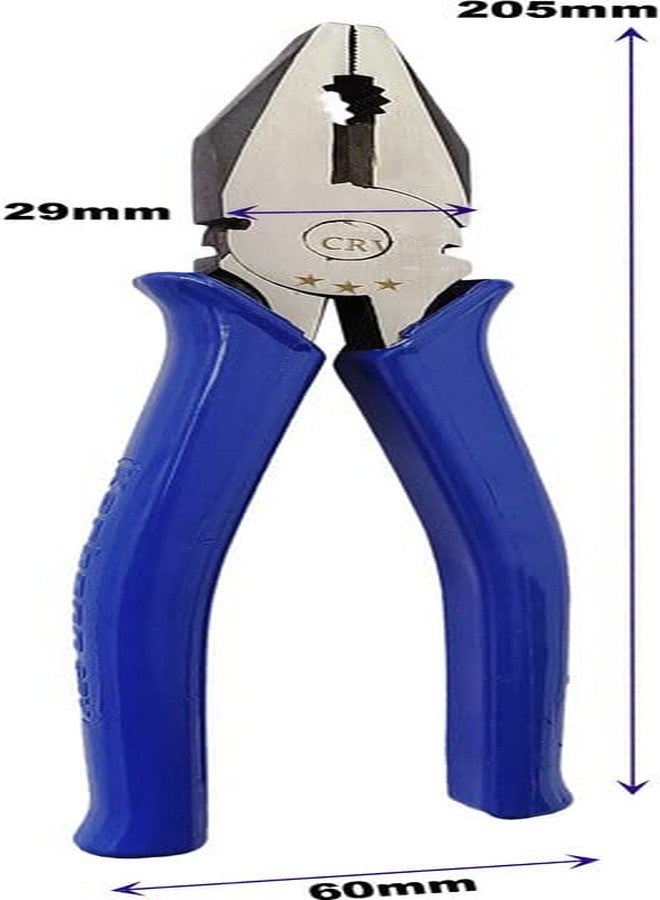 DUMDAAR Heavy duty Plier Blue 2in1 Screwdriver and Nose Plier set Hand Tool Kit - Image 3