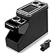 QKVCX Center Console Between Seat Organizer for Minivans SUVs with Key Holder Cup HoldersPhone Storage for Minivan SUVs Middle Van Floor Console Organizer Storage Box Black - Image 2