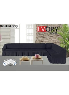 EVORY HOME Sofa Cover 2-Pieces 4m and 3m Super Stretchable Anti-Wrinkle Slip Flexible Resistant 