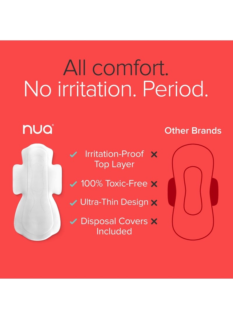 نوا فوط صحية فائقة الأمان من نوا للنساء | ١٢ فوطة رقيقة جدًا | خفيفة الوزن | آمنة على البشرة | خالية من السموم والطفح الجلدي | بدون رائحة | مانعة للتسرب | مع ١٢ غطاءً واقيًا آمنًا | مصنوعة بأمان - Image 5