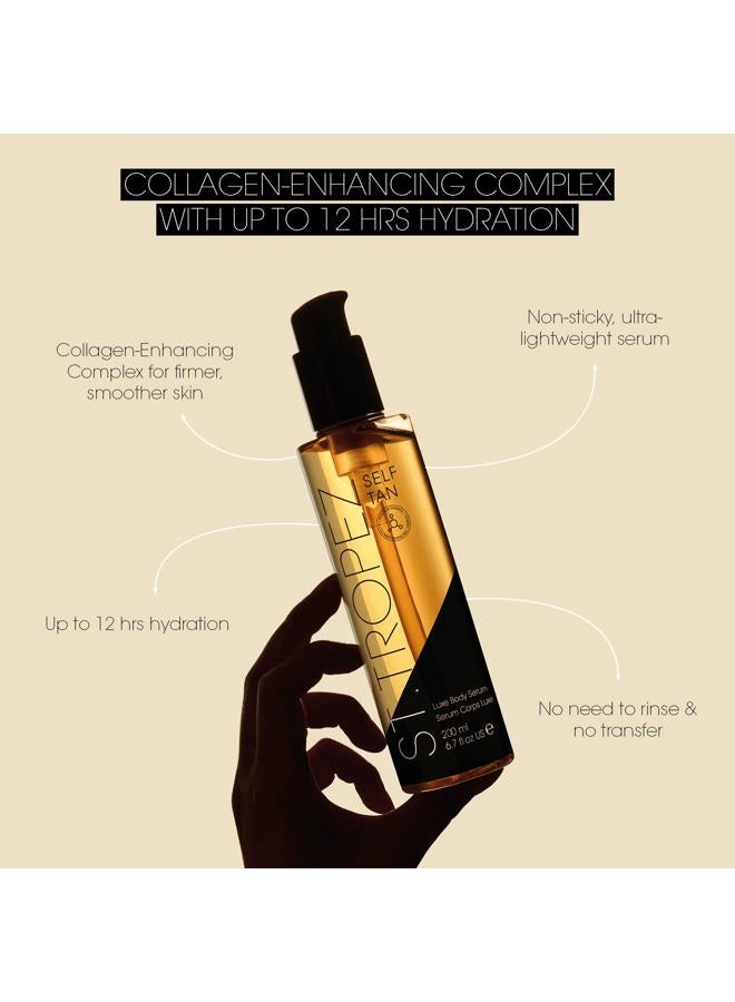 ST.TROPEZ Luxe Body Serum,5-in-1 Collagen Enhancing Self Tan,Niacinamide,Hyaluronic Acid,Vitamin C & E,Vegan,Natural & Cruelty Free,6.7 Fl Oz - Image 2