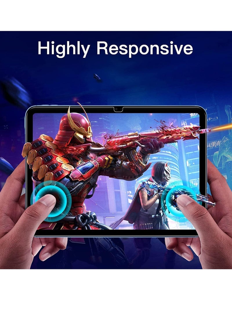 DUSALA Screen protector for iPad 10.9 inch 2022 10th Generation Edge to Edge Full Screen Coverage Anti Scratch Tempered Glass 2 Pack - Image 4